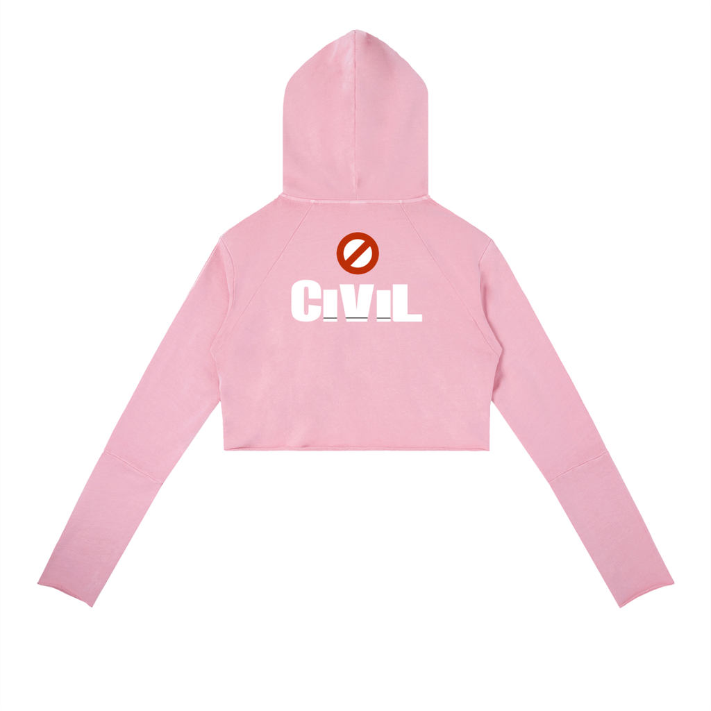 Vintage Washed Raw Edge Hoodie