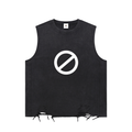Snow Washed Raw-Hem Tank Top