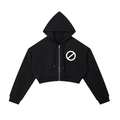 Essential Cropped Zip-Up Hoodie