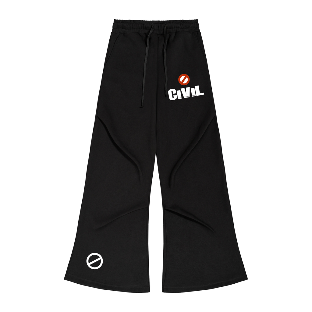 Wide Leg Drawstring Sweatpants