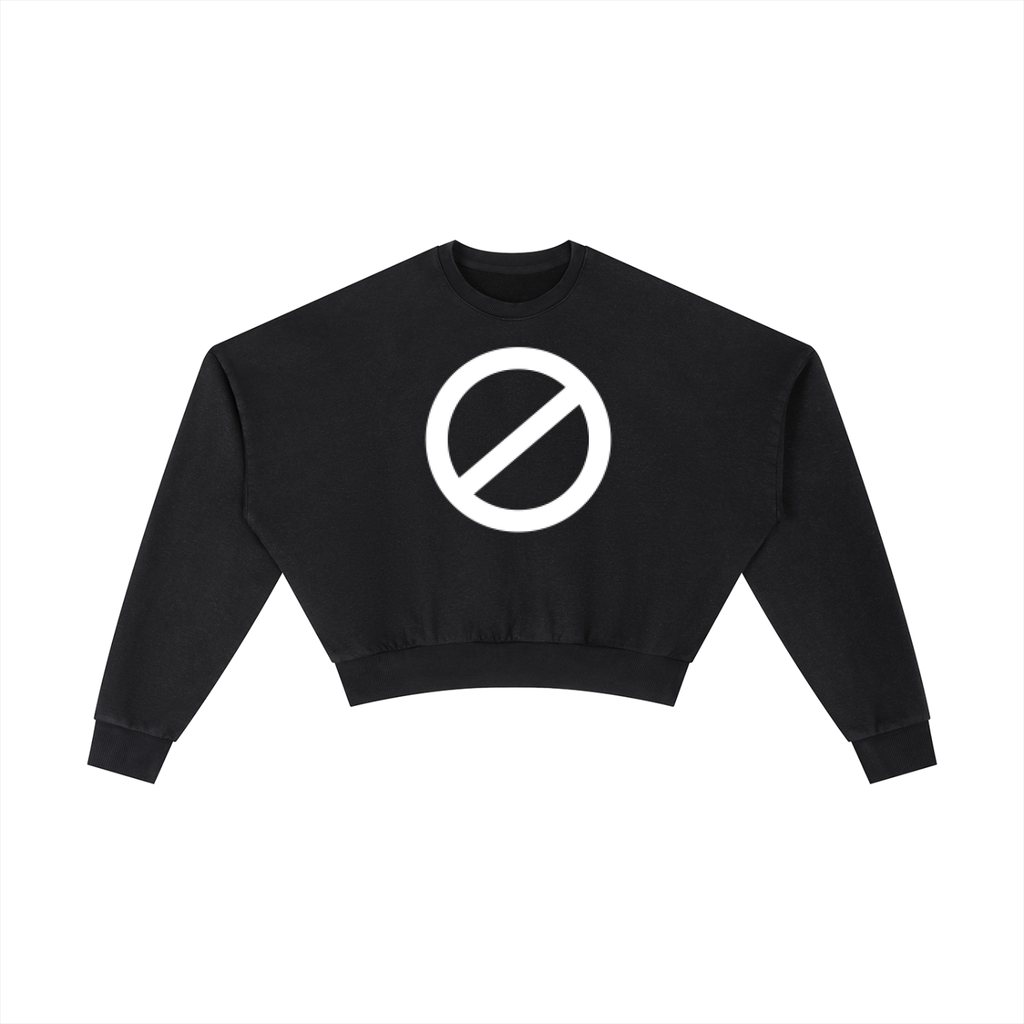 Vintage Washed Cropped Sweatshirt