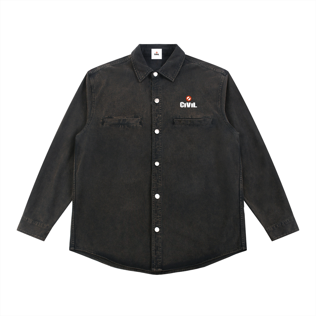 Denim Vintage Washed Heavyweight Jacket