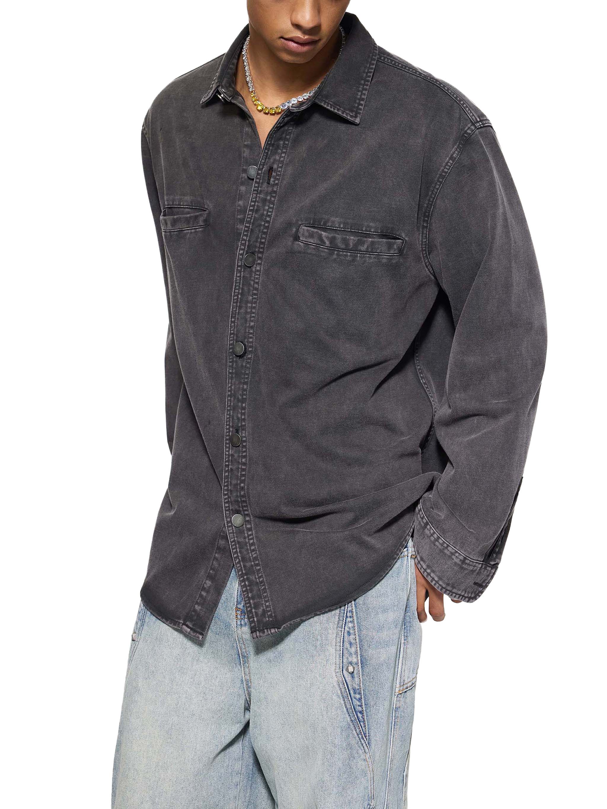 Denim Vintage Washed Heavyweight Jacket